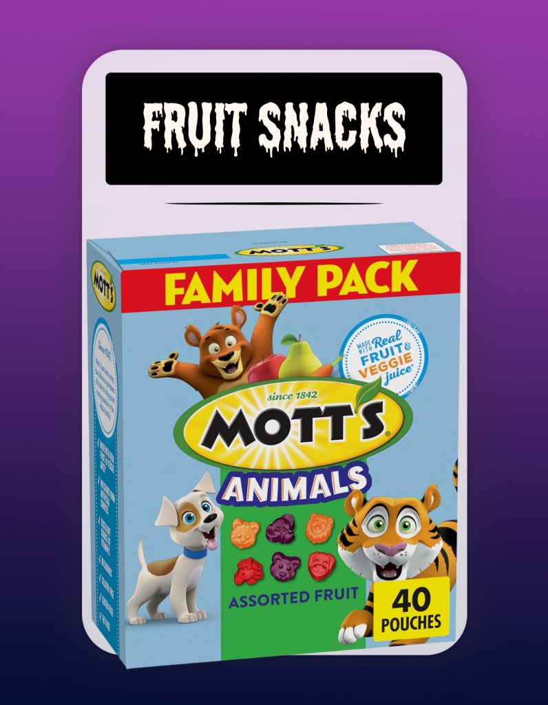 MOTT'S FRUIT SNACK PACKS