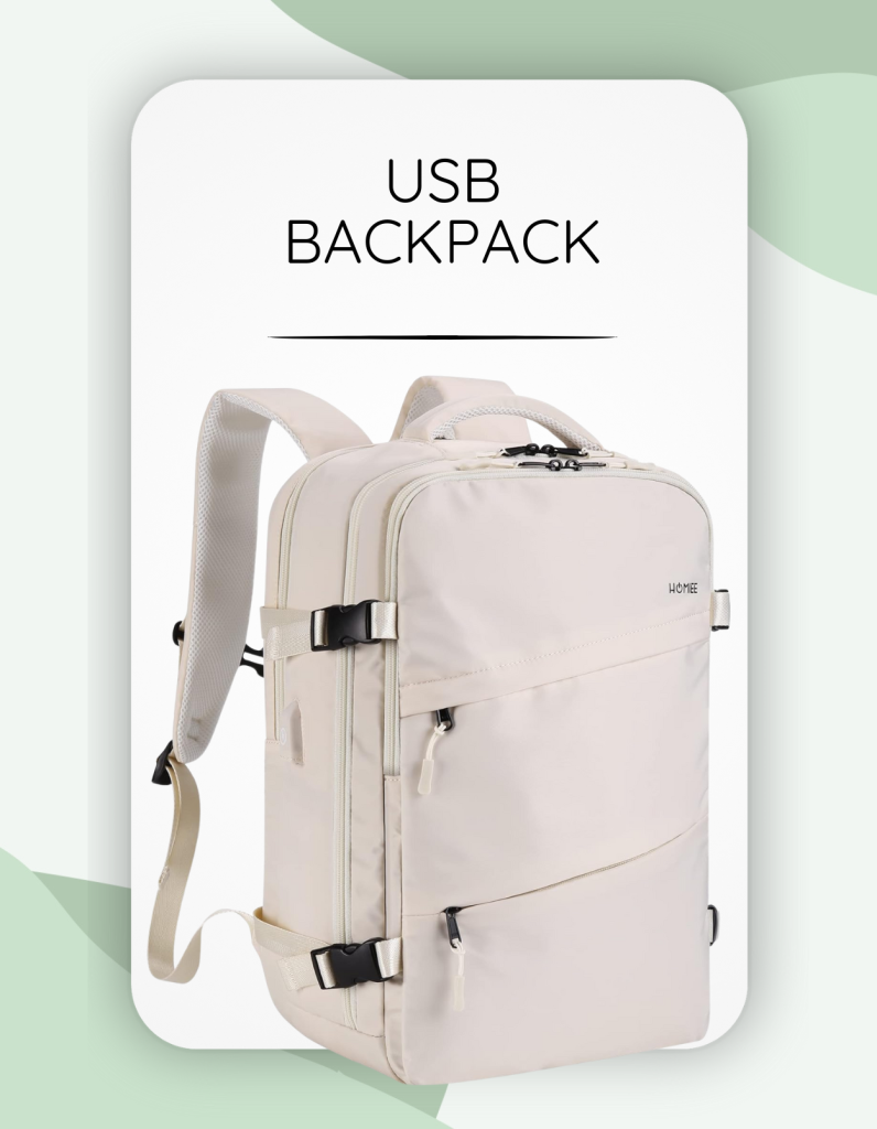usb charging backpack