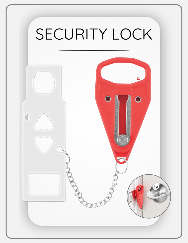 travel and home door security lock