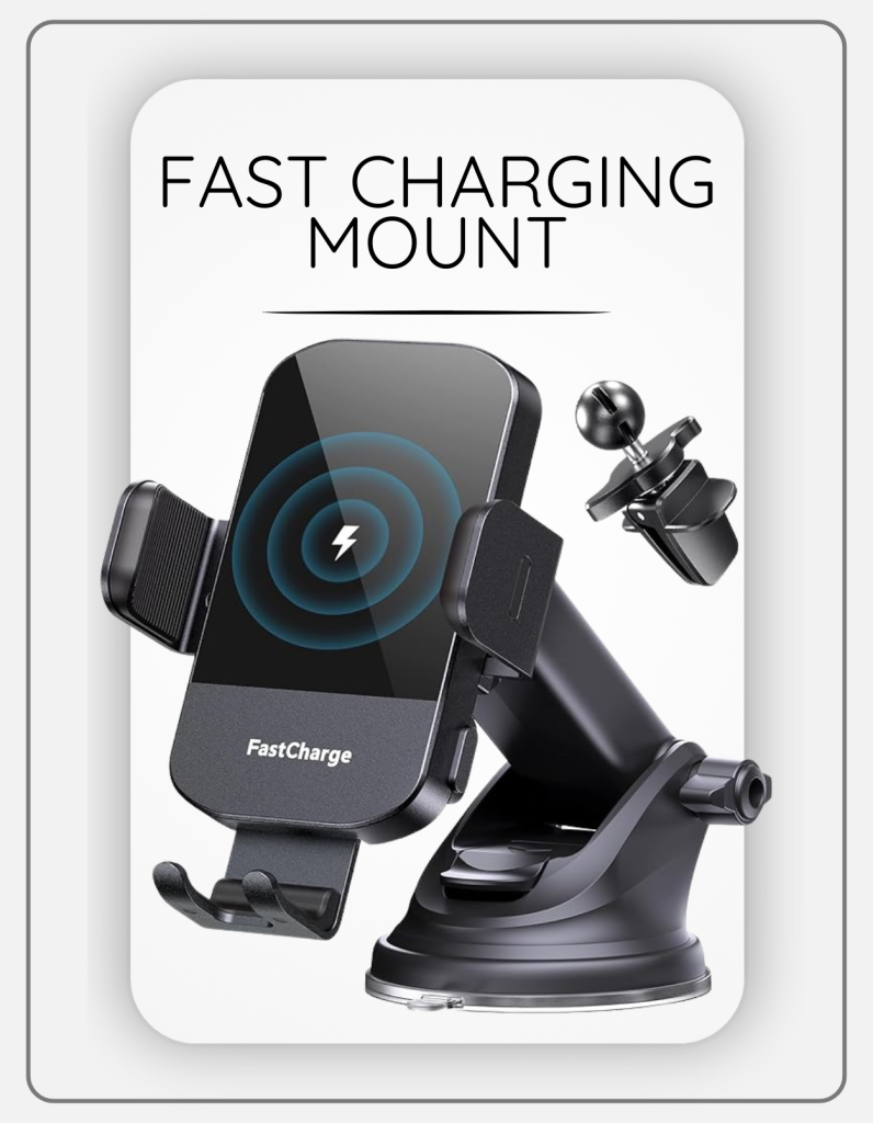 fast charging cellphone mount for your car
