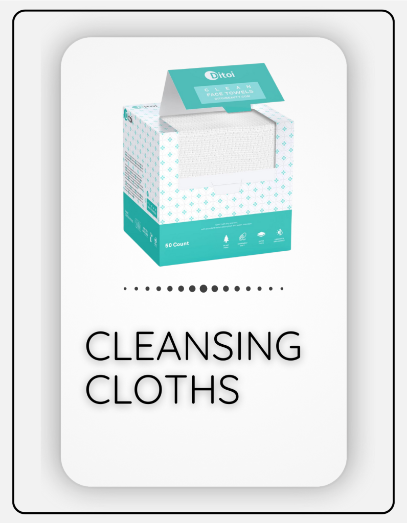 CLEANSING CLOTHS FOR FACE WASHING