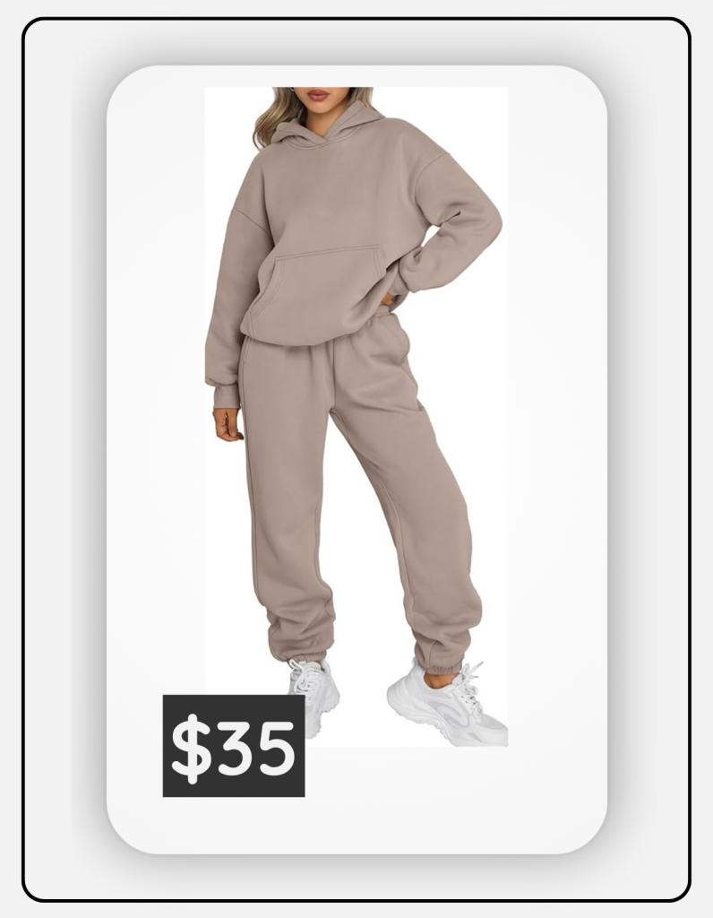 sweatsuit with hoodie and jogger pants