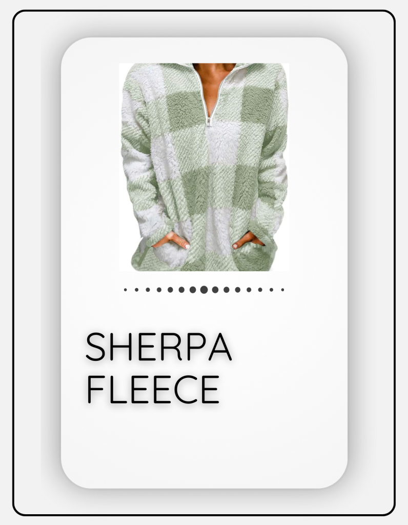 sherpa fleece for women