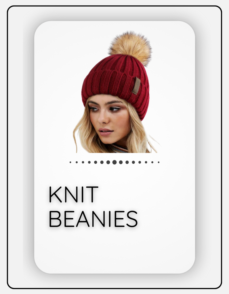 knit beanies for winter