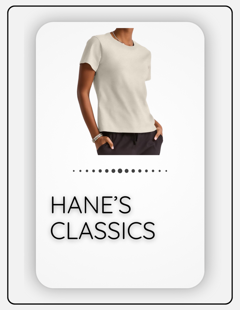 hane's classic tee shirts