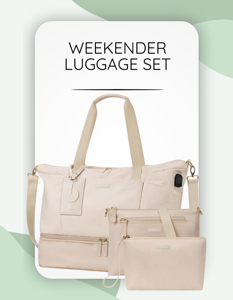 weekender luggage set