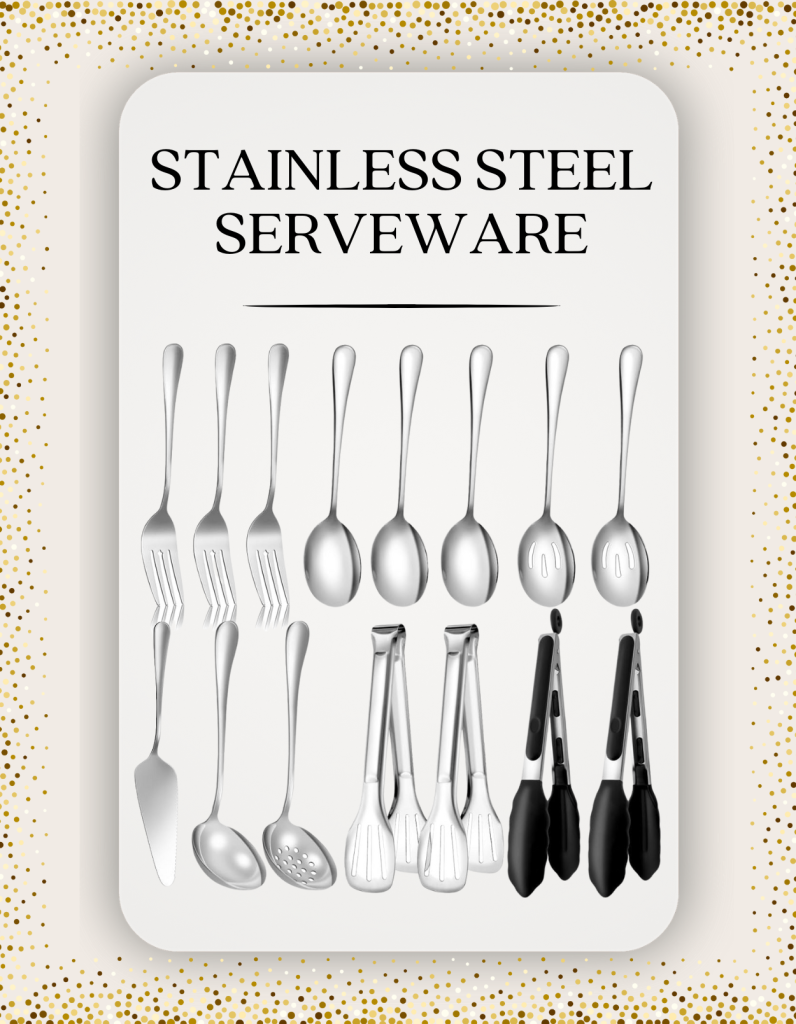 stainless steel serveware